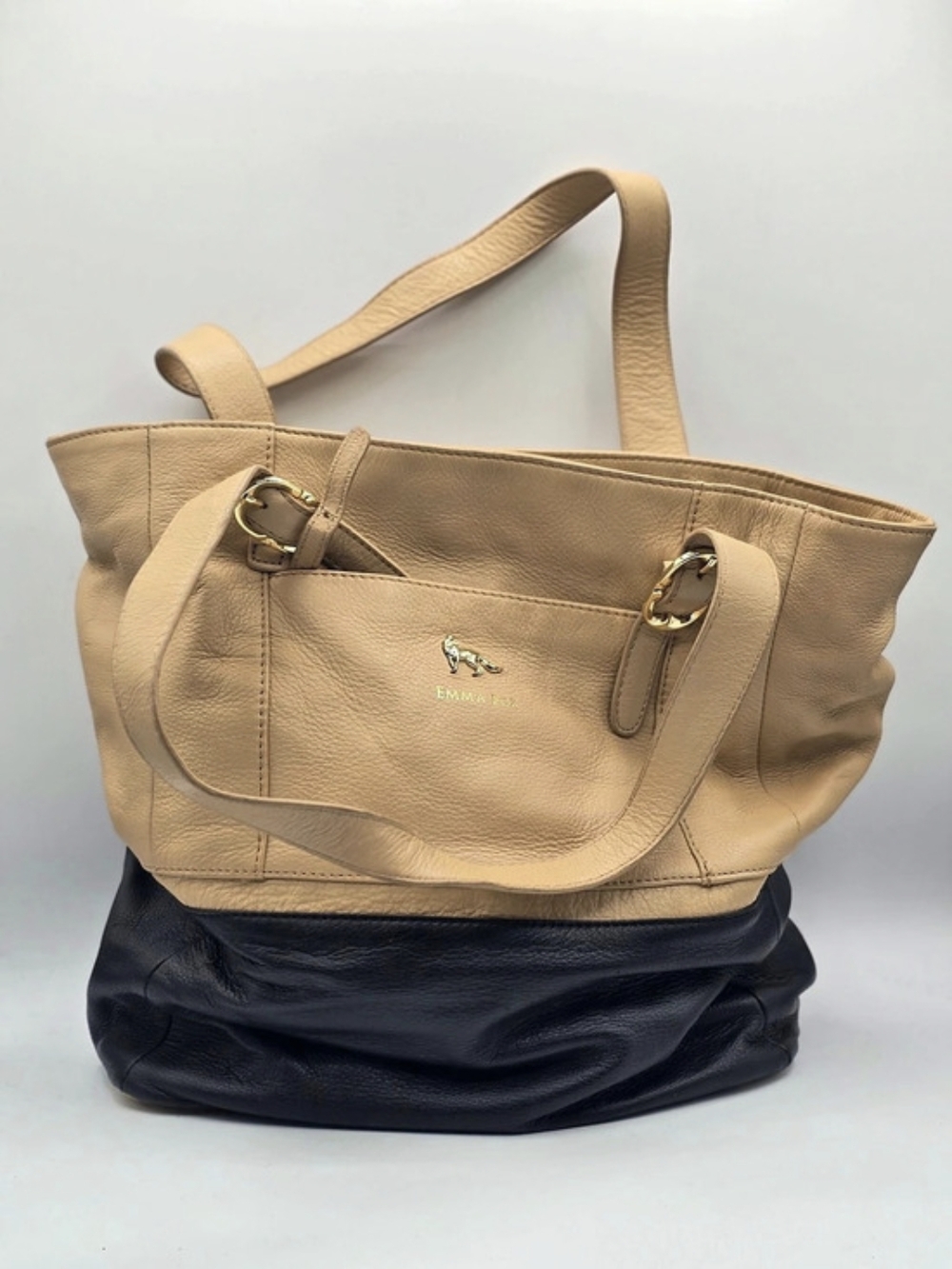 Emma Fox Floral Color Block Tote Bag